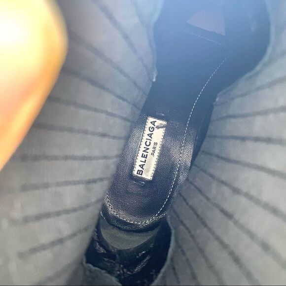 balenciaga stiv.t pelle s.gomma suede chelsea boot - Picture 7 of 8